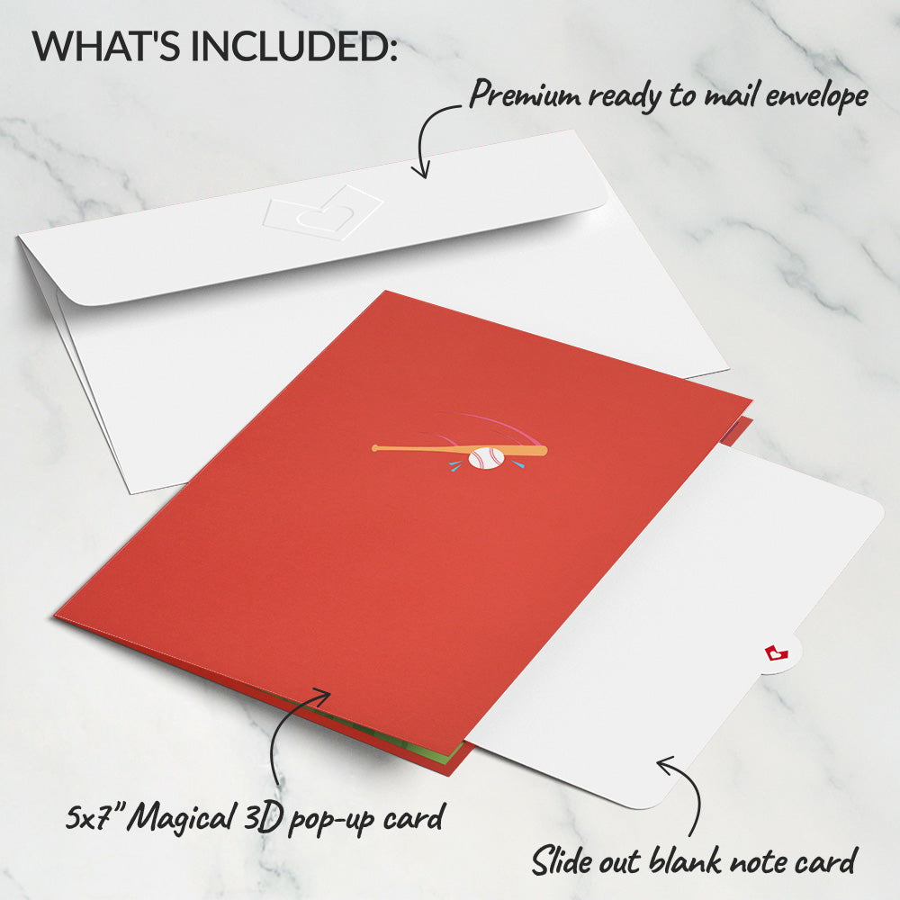 Home Run Pop-Up Card