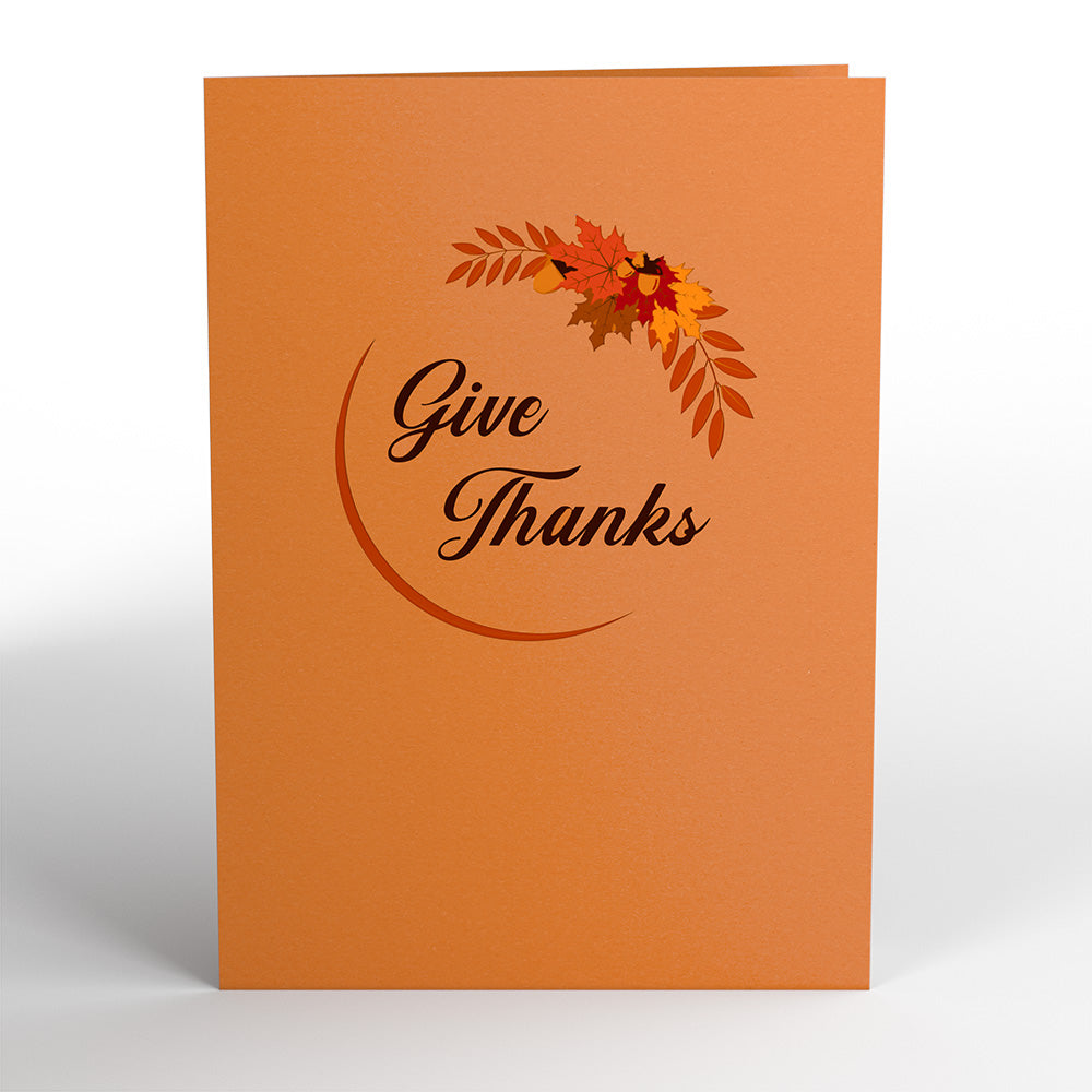 Give Thanks Turkey Pop-Up Card