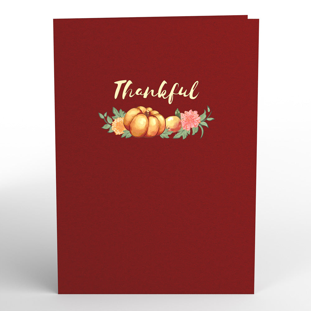 Thanksgiving Cornucopia Pop-Up Card