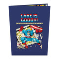 Marvel Comic Birthday Cake Pop-Up Card