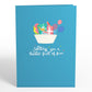 Happy Birthday Basket Pop-Up Card