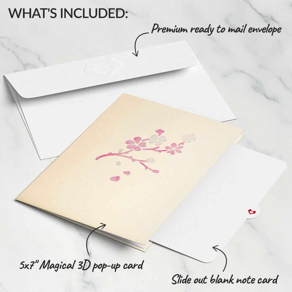 Cherry Blossom Pop-Up Card