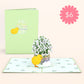 Easter Lily of the Valley Pop-Up Card