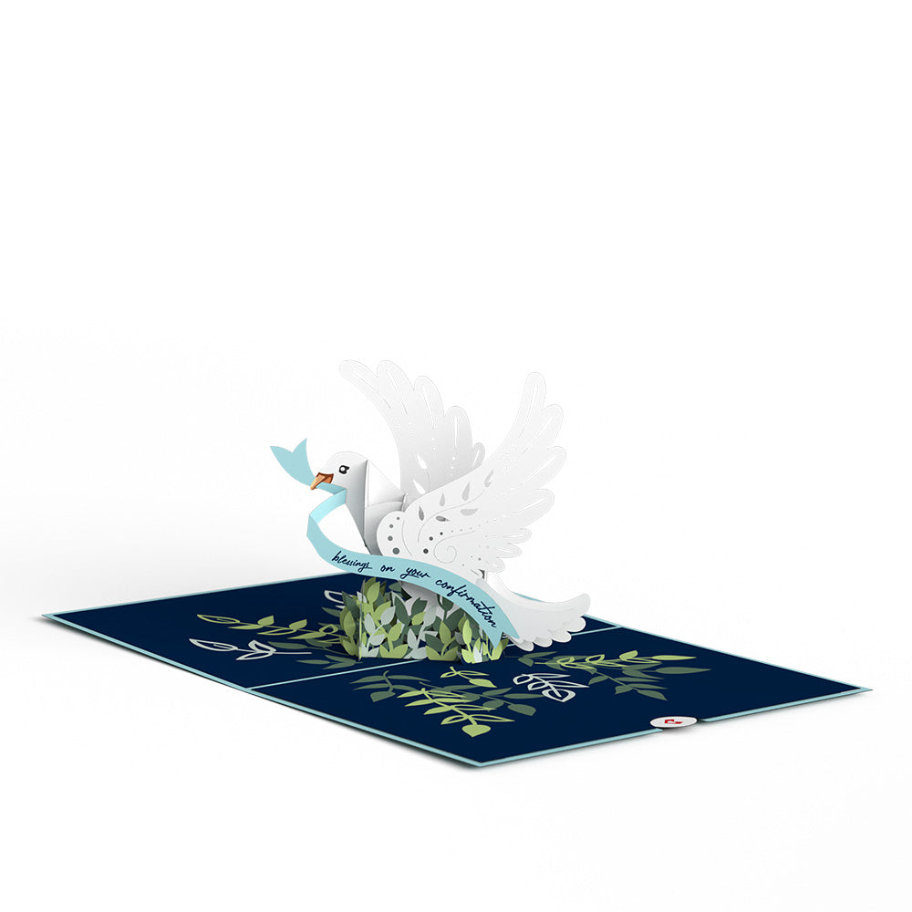 Confirmation Dove Pop-Up Card