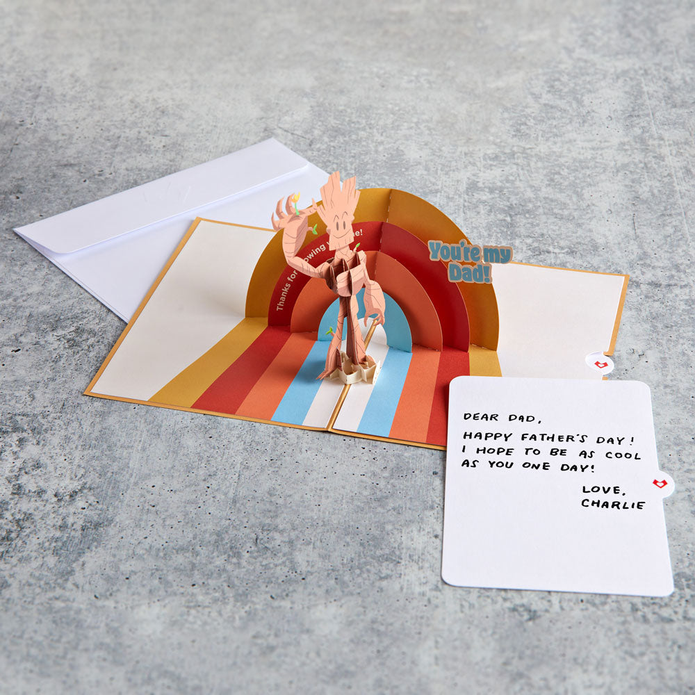 Marvel's Guardians of the Galaxy Groot-ful You're My Dad Pop-Up Card