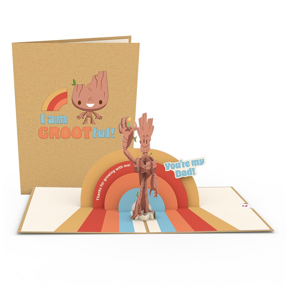 Marvel's Guardians of the Galaxy Groot-ful You're My Dad Pop-Up Card