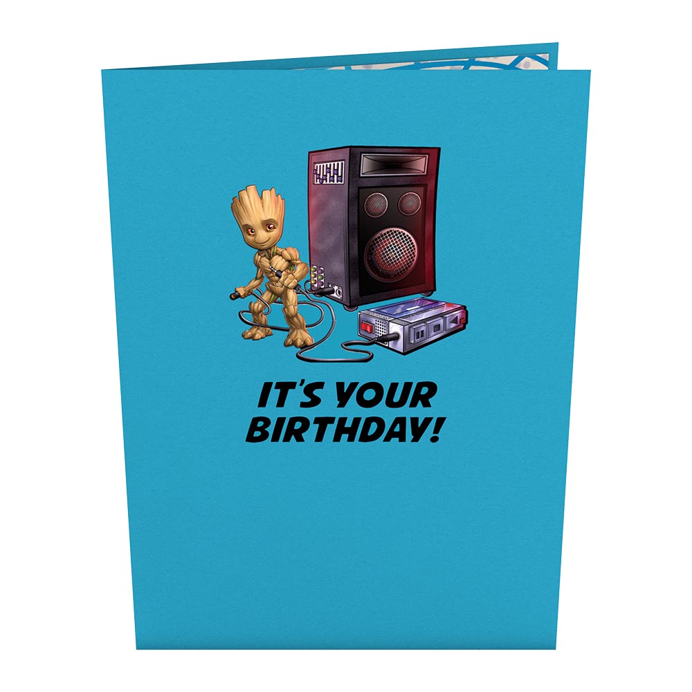 Marvel's Guardians of the Galaxy Galactic Birthday Pop-Up Card