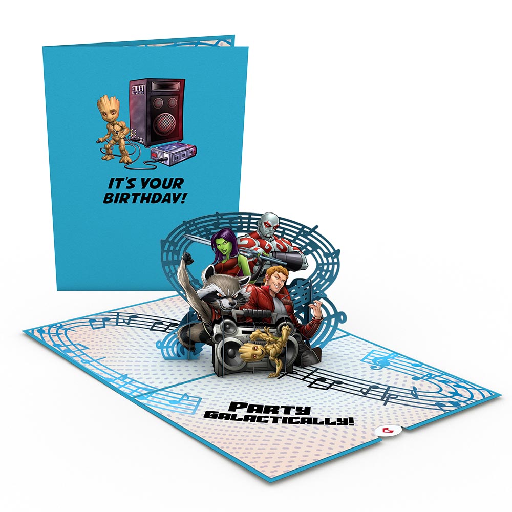 Marvel's Guardians of the Galaxy Galactic Birthday Pop-Up Card