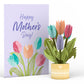 Mother's Day Tulips Card with Mini Bouquet