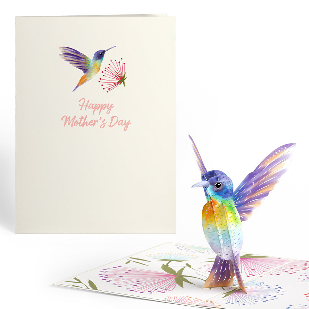 Mother's Day Hummingbird Pop-Up Card