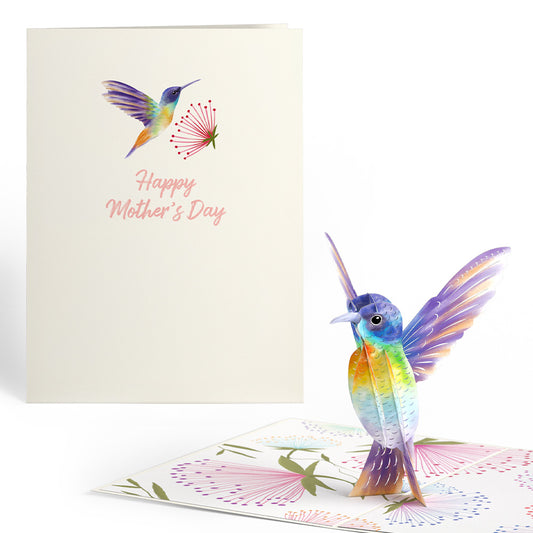 Mother's Day Hummingbird Pop-Up Card