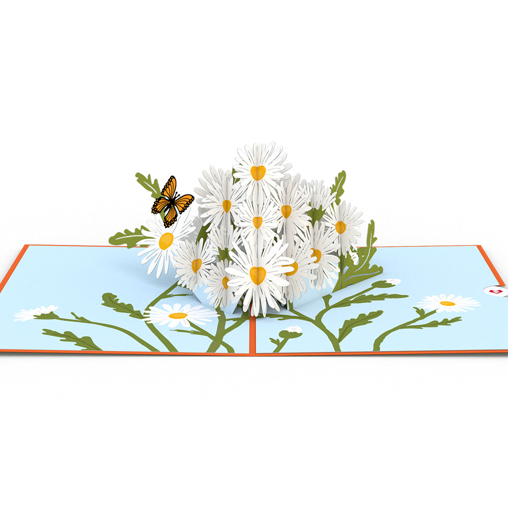 Daisies with Monarch Butterfly Pop-Up Card