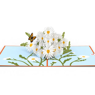 Daisies with Monarch Butterfly Pop-Up Card