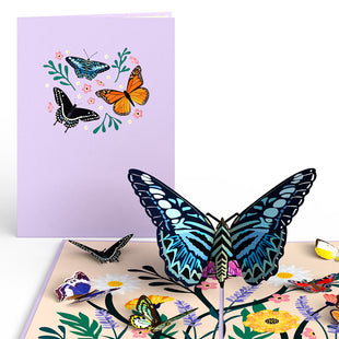 Garden Butterflies Pop-Up Card greeting card -  Lovepop