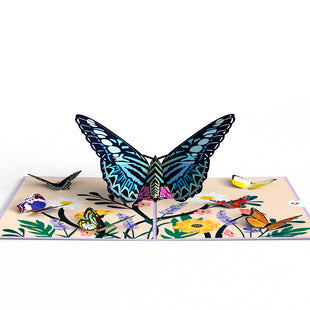 Garden Butterflies Pop-Up Card