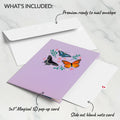 Garden Butterflies Pop-Up Card