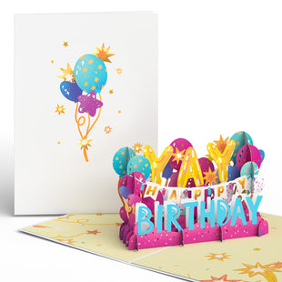 Birthday Celebration Pop-Up Card greeting card -  Lovepop