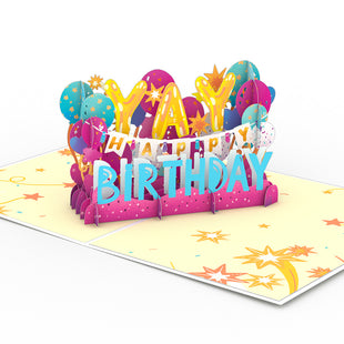 Birthday Celebration Pop-Up Card