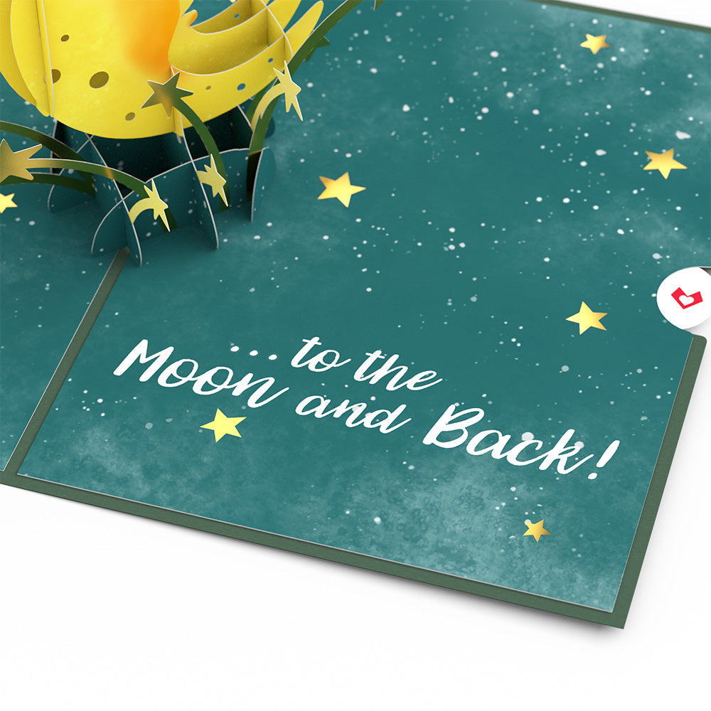 Love You to the Moon and Back Pop-Up Card