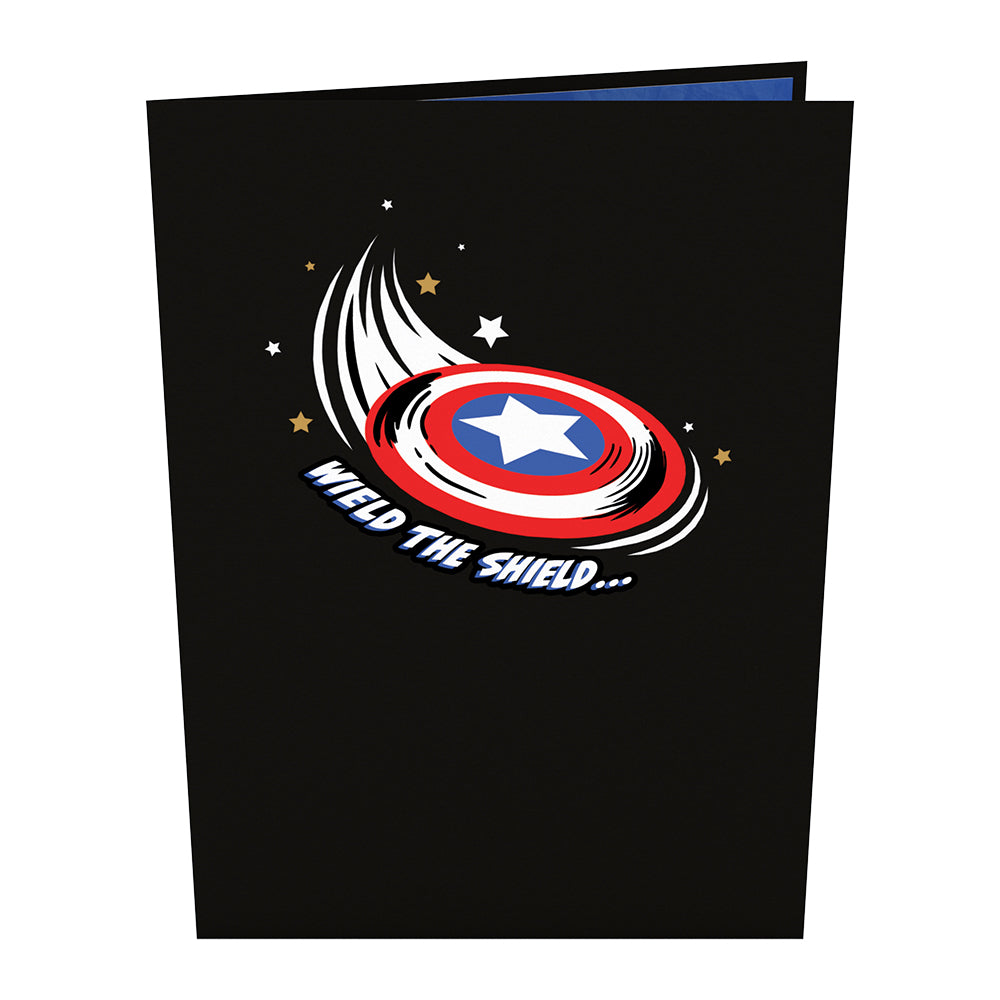 Marvel's Avengers Captain America Birthday Pop-Up Card
