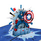 Marvel's Avengers Captain America Birthday Pop-Up Card