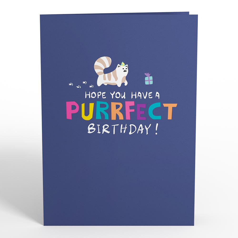 Happy Birthday Cats Pop-Up card