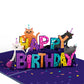 Happy Birthday Cats for the Childless Cat Lady Pop-up Cards