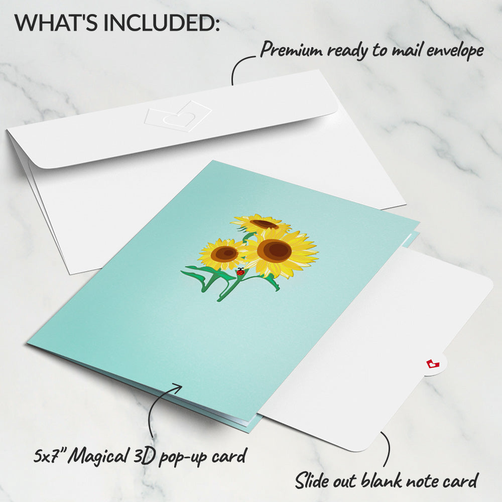 Sunflower Bloom Pop-Up Card