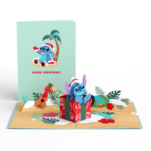 Disney’s Stitch Aloha Christmas! Pop-Up Card