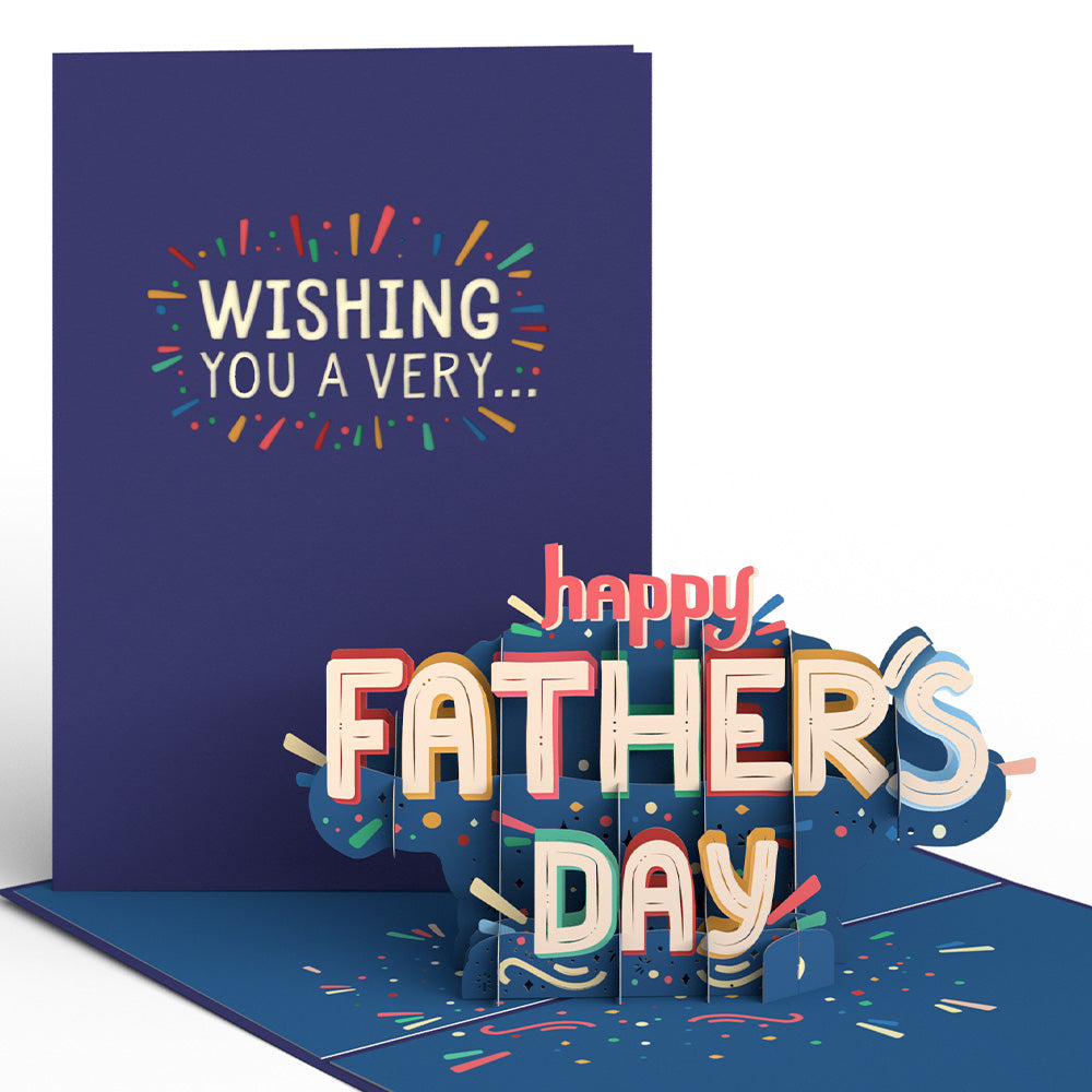 Happy Father's Day Pop-Up Card
