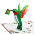 Holiday Hummingbird Pop-Up Card
