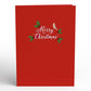 Christmas Flower Basket Pop-Up Card