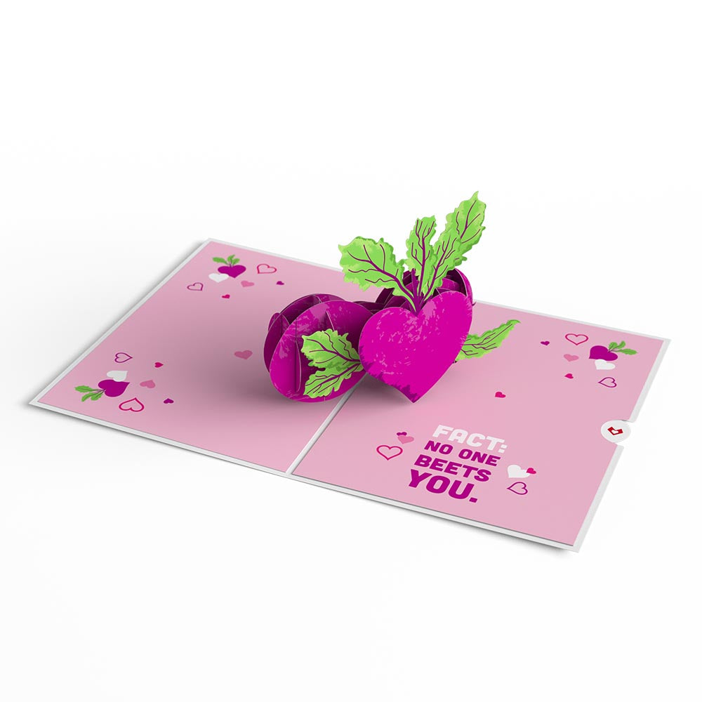 The Office No One Beets You Valentine Pop-Up Card