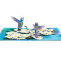 Daisy Patch Hummingbirds Pop-Up Card