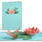 Water Lily Dragonfly Pop-Up Card