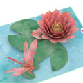 Water Lily Dragonfly Mother's Day Pop-Up Card and Sentiment Set for Daughter