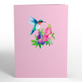 Just Because Hummingbird Pop-Up  Card & Suncatcher Bouquet Bundle