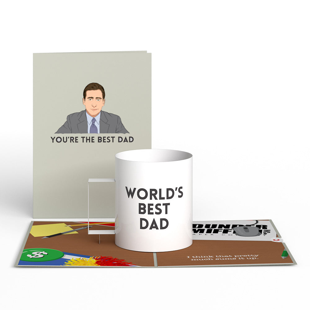 The Office World’s Best Dad Pop-Up Card