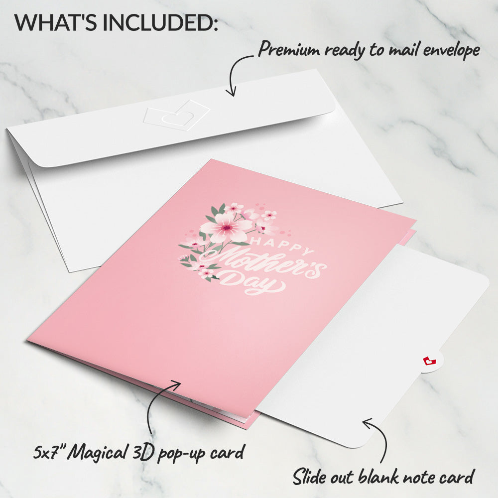 Mother's Day Cherry Blossom Pop-Up Card