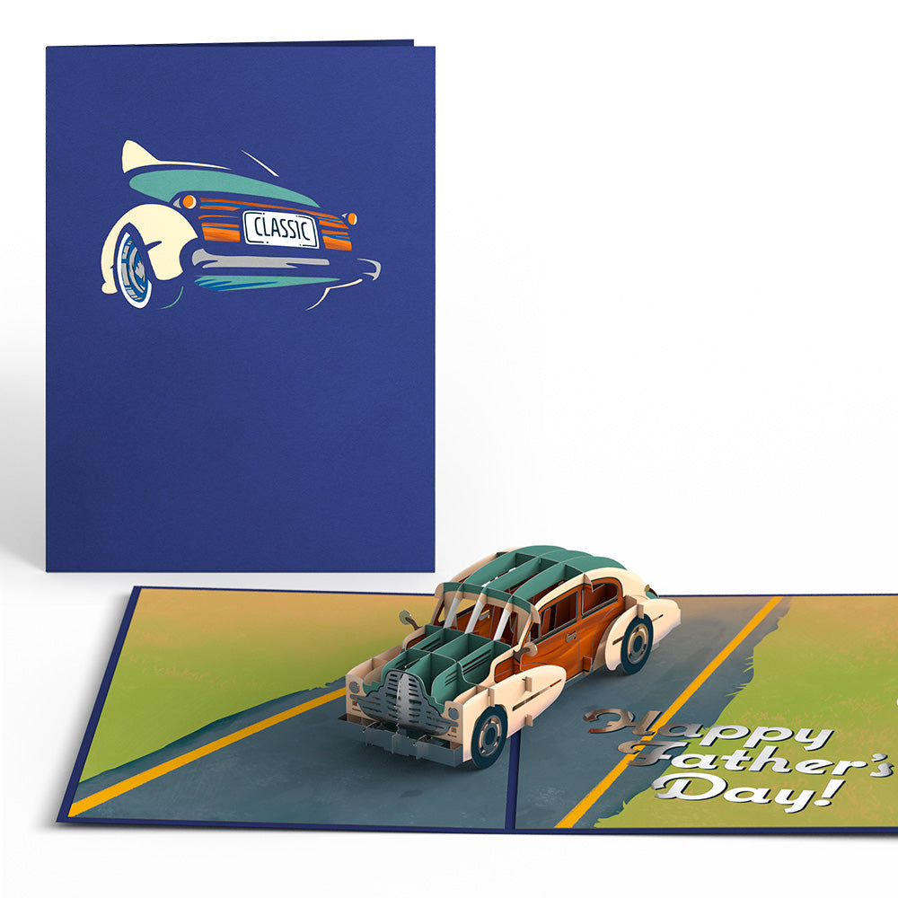 Father’s Day Classic Car Pop-Up Card