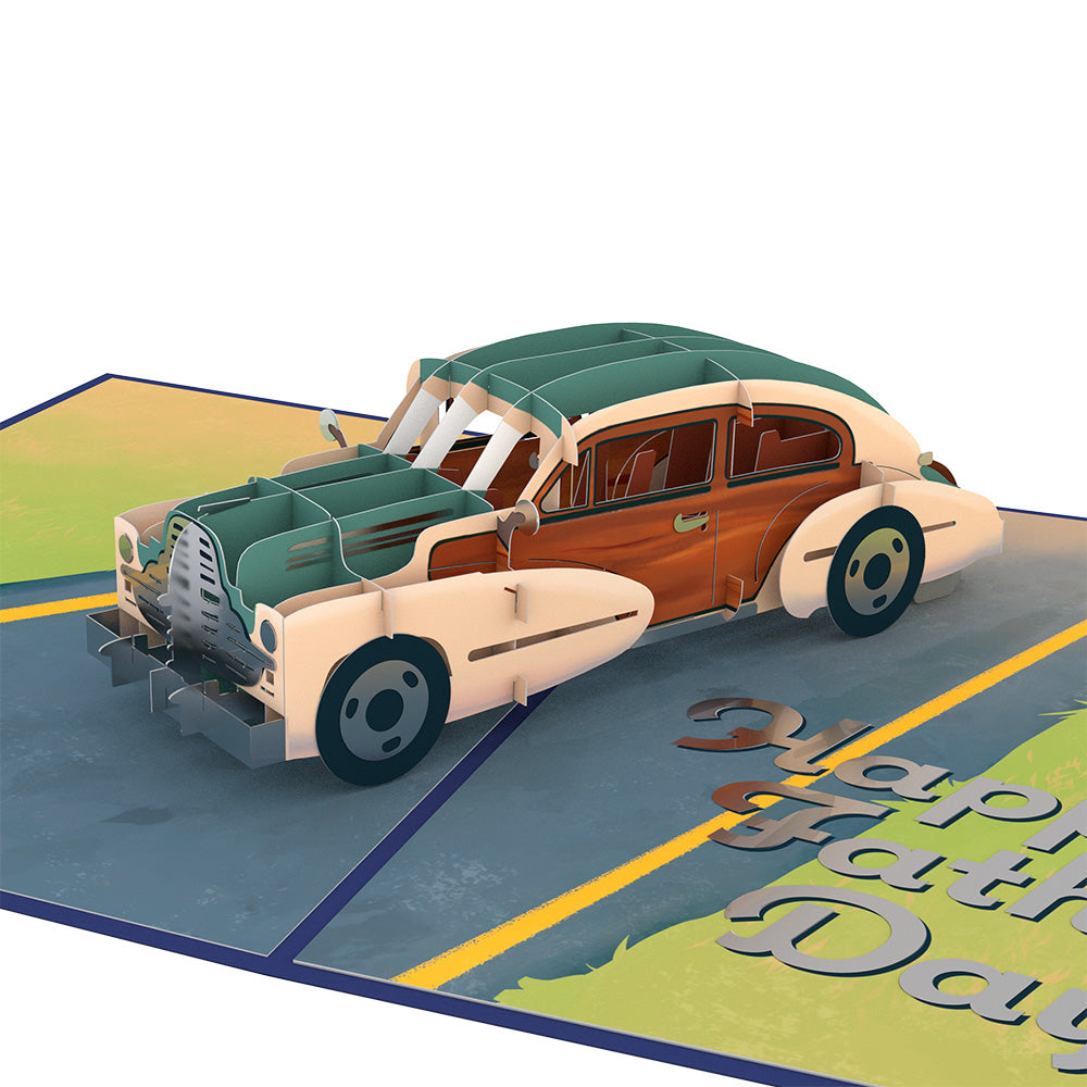 Father’s Day Classic Car Pop-Up Card