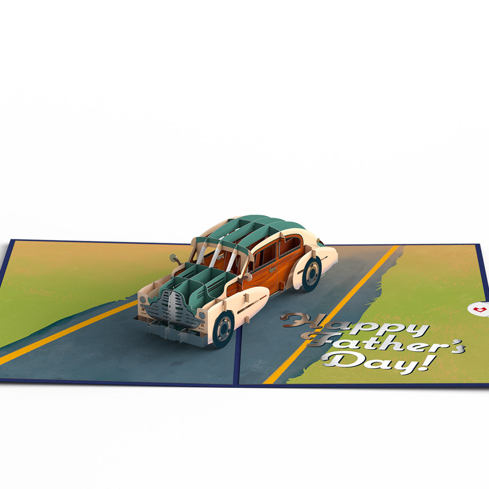 Father’s Day Classic Car Pop-Up Card