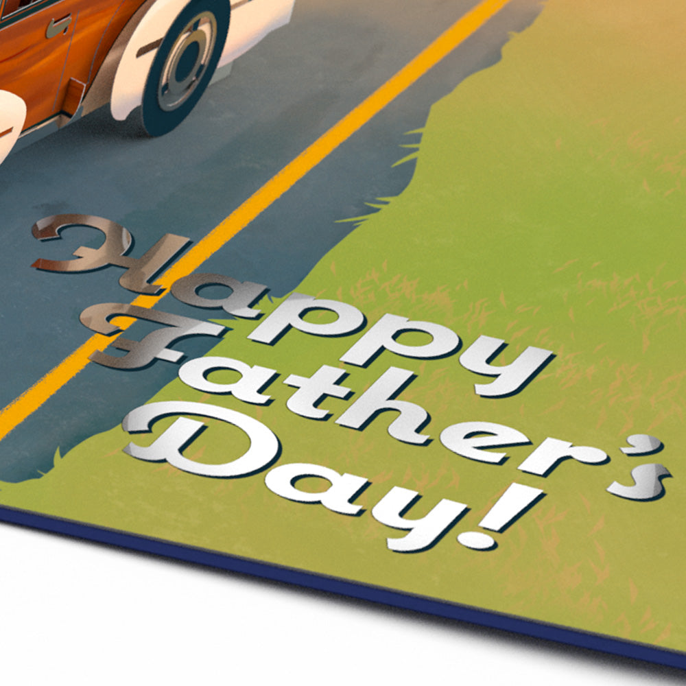 Father’s Day Classic Car Pop-Up Card
