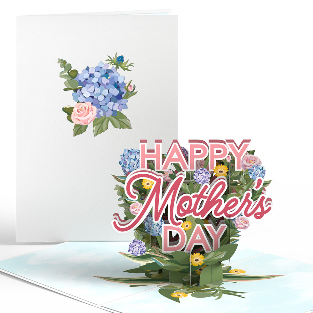 Happy Mother's Day Hydrangeas Pop-Up Card