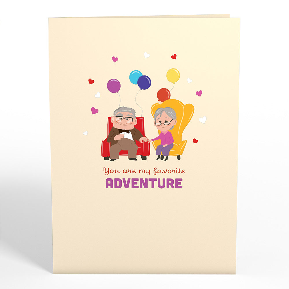 Disney and Pixar Up My Greatest Adventure Pop-Up Card