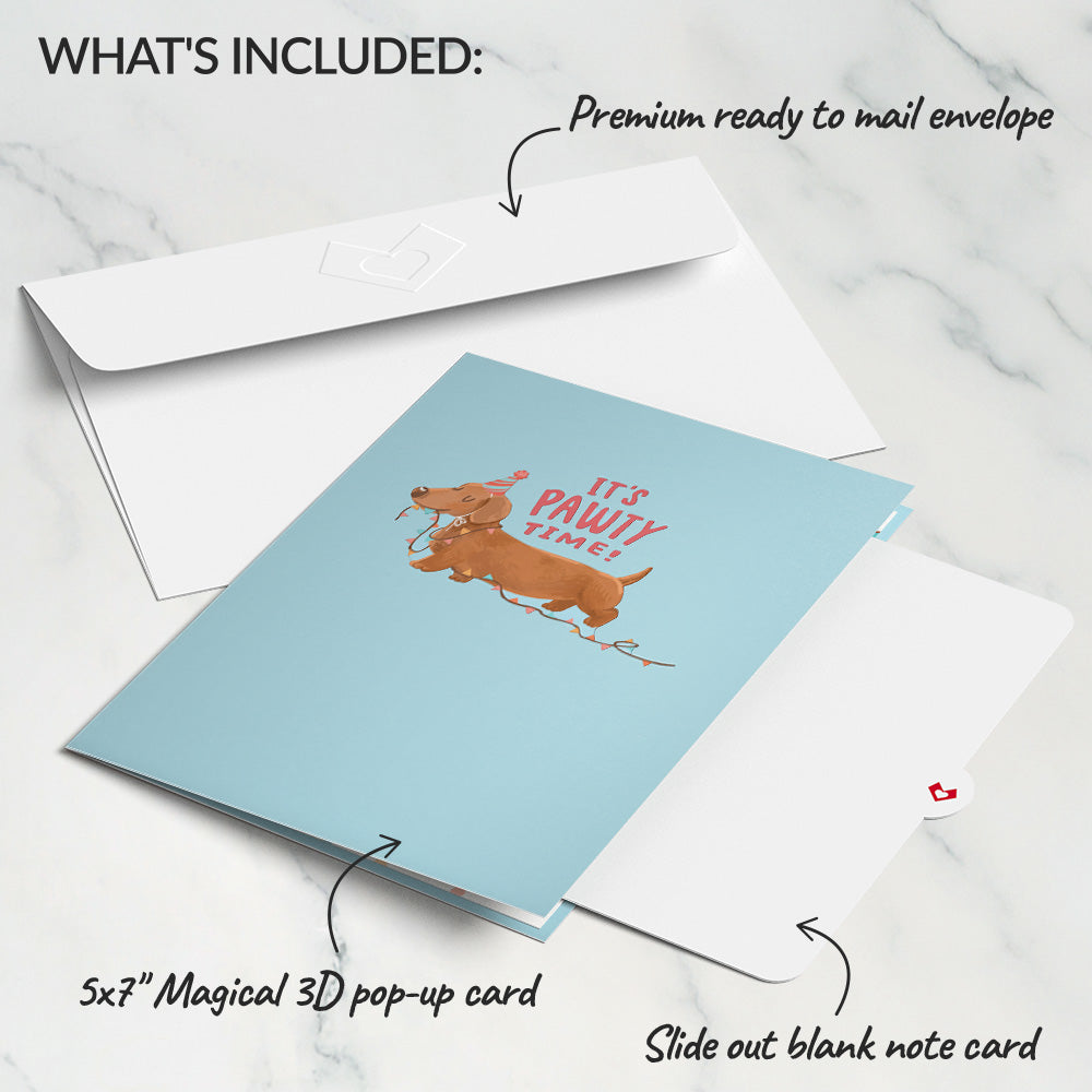Happy Birthday Dogs Pop-Up Card
