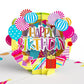 Happy Birthday Hooray Pop-Up Card