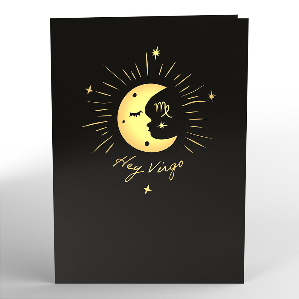 Virgo Zodiac Birthday Pop-Up Card