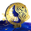 Virgo Zodiac Birthday Pop-Up Card and Sentiment Set