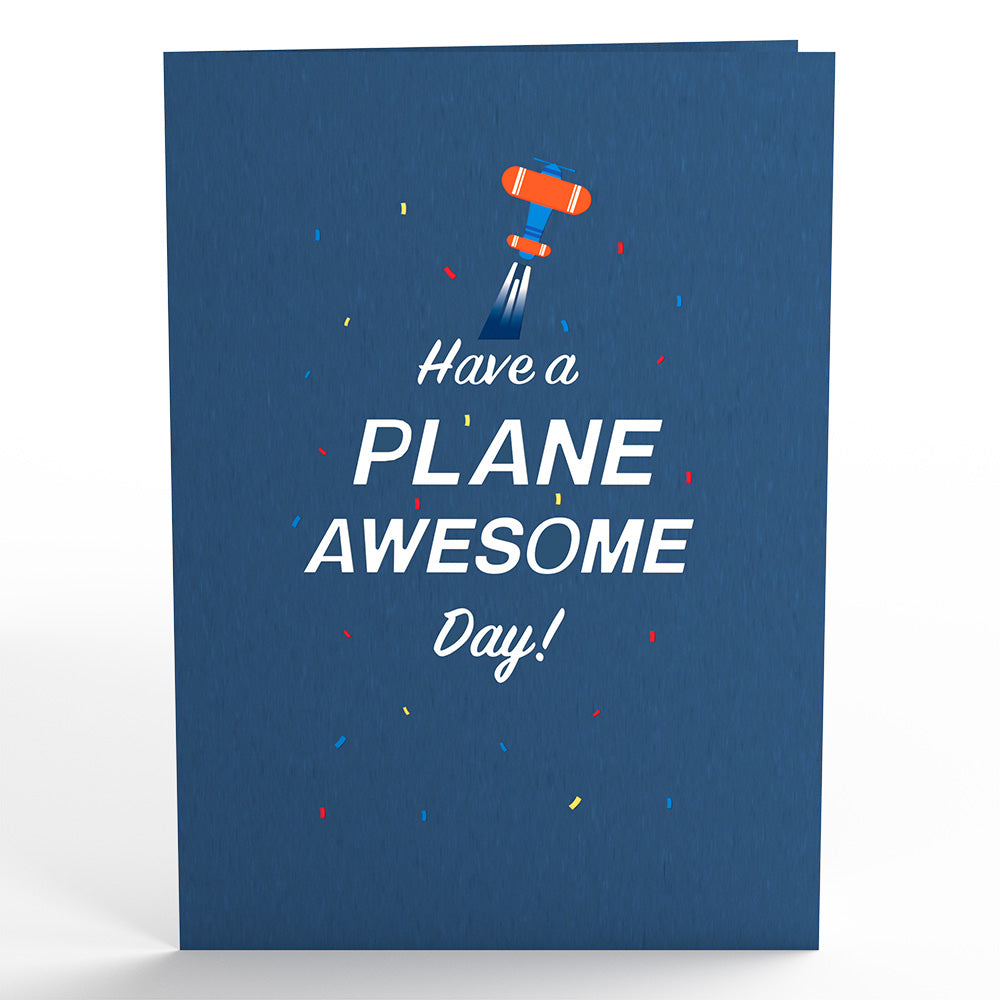 Happy Birthday Plane Pop-Up Card